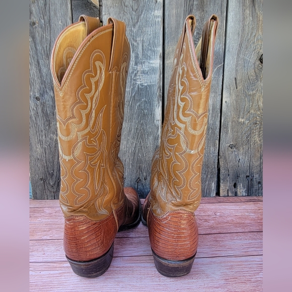 Vintage Justin Teju Lizard Boots - Picture 12 of 12